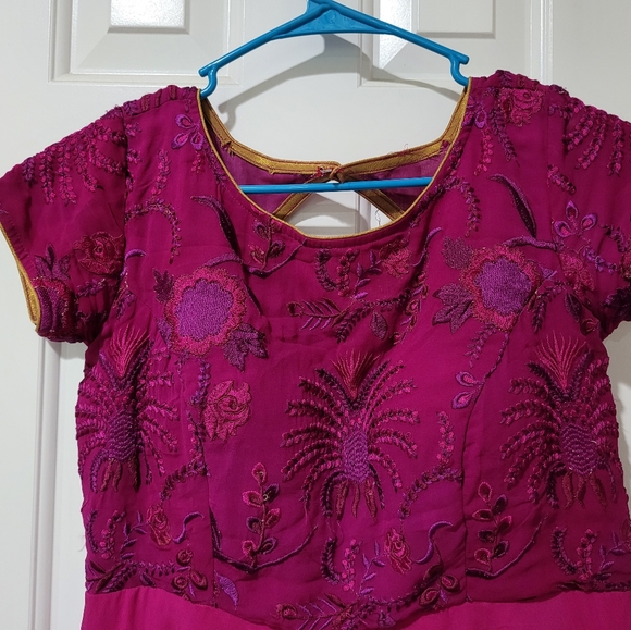 Georgette long dress - Picture 2 of 6